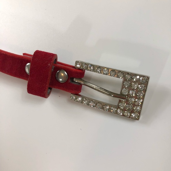 ❌SOLD❌Red Velvet Belt - Picture 2 of 6